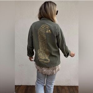NR Vintage Embroidered Army Jacket XS